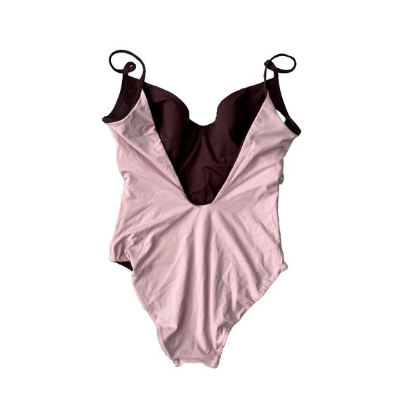 La Perla Reversible Swimsuit Brown / Pink C-Cup ( XS/S ) - Picture 4 of 5